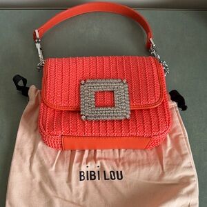 Bibi Lou Coral Woven Shoulder Bag